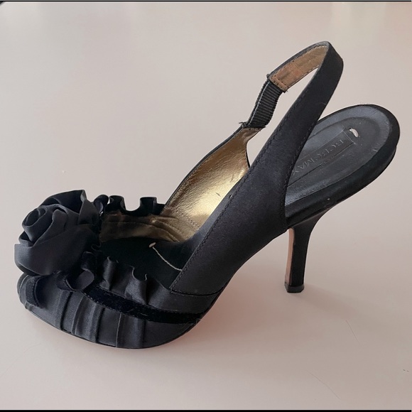 BCBG Shoes - COPY - BCBG open toe - strap back heels